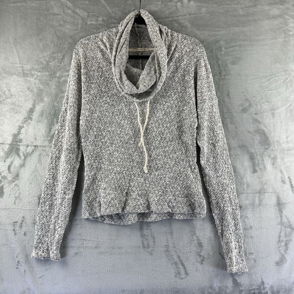 Do Not Disturb Sweater. Women's L. Gray. Knit. Cowl Neck